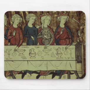 De Birthday feast van Nubien, koning van Armenië Muismat