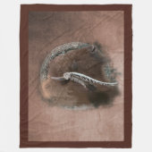 De Bison II - Fleece Blanket Deken (Voorkant)