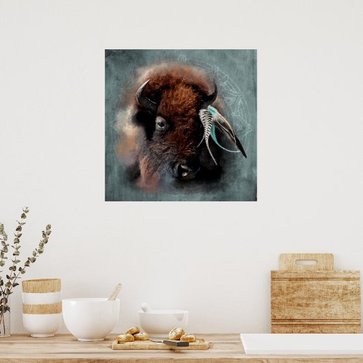 De Bison - Poster (Keuken)