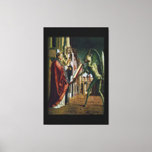 De bisschop en het Beest - 40x60 HUGE Canvas Afdruk