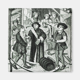 De bisschop van Tournai die de Bier van Beer ontva Magneet