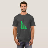De Bitcoin is hier T-shirt (Voorkant volledig)