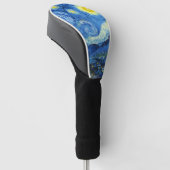 De bitcoinnacht golfheadcover (Schuin)