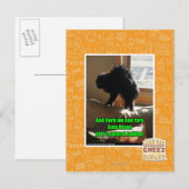 De Bizon van de bank Briefkaart (Voorkant / Achterkant)