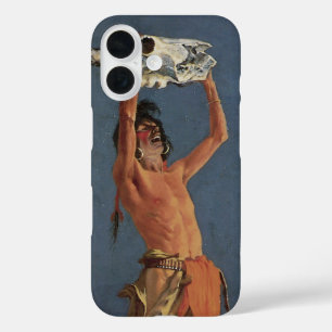 De bizons terugtoveren door Frederic Remington iPhone 16 Hoesje