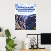 De Black Canyon van het Gunnison National Park Poster (Thuiskantoor)