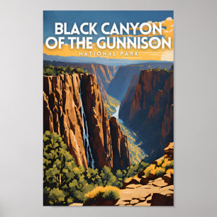 De Black Canyon van het Gunnison National Park Poster