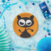 De Black Cat Paper Borden Papieren Bordje (Feest)