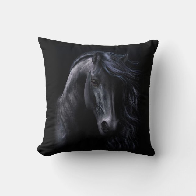 De Black Designer Pillow Kussen (Voorkant)