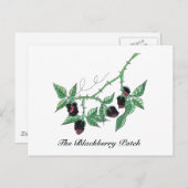 De BlackBerry Patch...Briefkaart Briefkaart (Voorkant / Achterkant)