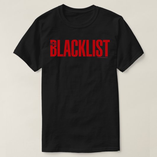 De Blacklist Logo T-shirt (Design voorkant)