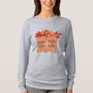 De bladeren vallen af t-shirt