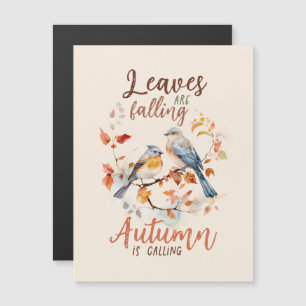De bladeren vallen, de herfst roept