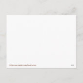 De bladeren van de herfst feestdagenkaart (Achterkant)