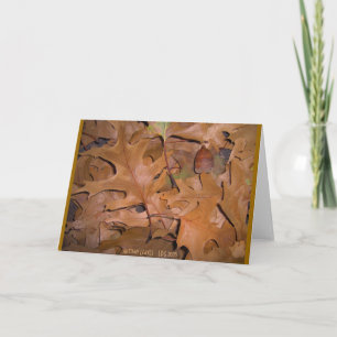 De Bladeren van de herfst Kaart