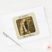 De Bladwijzer Vierkante Sticker (Envelop)