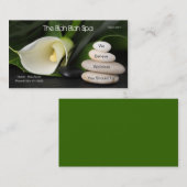 De Blah Blah Spa - (geen echte ruimte) Visitekaartje (Voorkant / Achterkant)