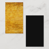 ~ de blanc de carte de visite de parchemin (Devant / Derrière)