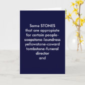 DE BLARNEY STONE VOOR JE 50E VERJAARDAG KAART (Gele Bloem)