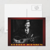 De blauw van Robert Johnson Postcard Briefkaart (Voorkant / Achterkant)