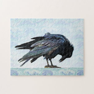 De blauwdruk legpuzzel