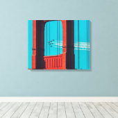 De Blauwe Angels Canvas Afdruk (Insitu (Houten vloer))
