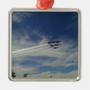 De Blauwe Angels Metalen Ornament