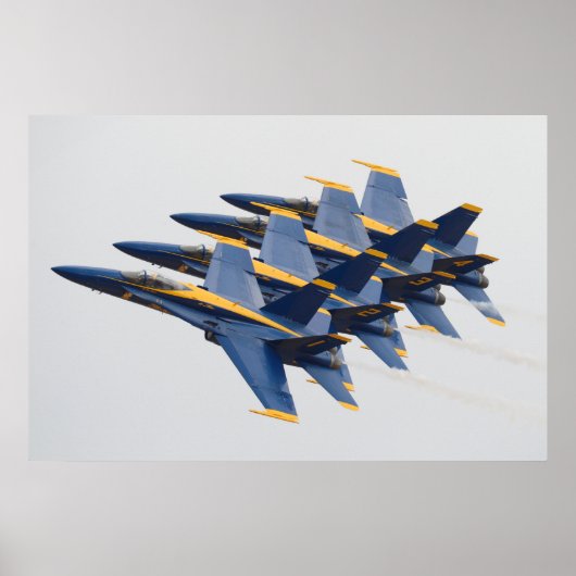 De Blauwe Angels Poster (Voorkant)