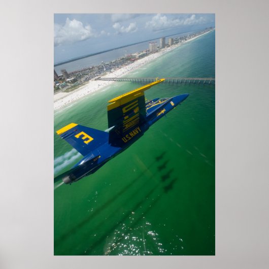 De Blauwe Angels Poster (Voorkant)