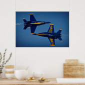 De Blauwe Angels Poster (Keuken)