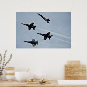De Blauwe Angels Poster (Keuken)