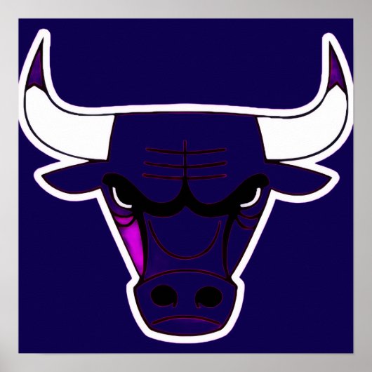 De blauwe blues poster (Voorkant)