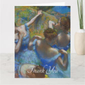 De blauwe dansers, Degas Art Kaart (Voorkant)