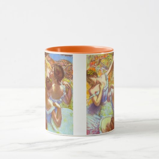 De blauwe dansers van Edgar Degas Mok (Midden)