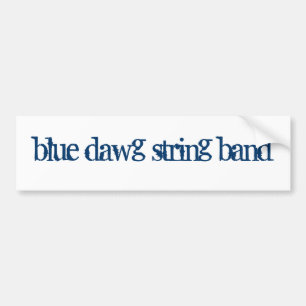 DE BLAUWE DAWG STRAND BAND Bumpersticker