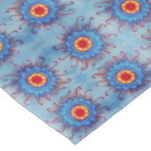 De blauwe Doek van Mandala PatternTable Tafelkleed (Gekanteld)