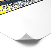 De blauwe griep poster (Hoek)