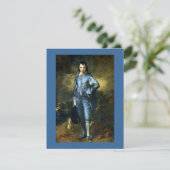 De blauwe jongen van Thomas Gainsborough Kaart (Staand voorkant)