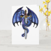 De blauwe kaart van de Draak (Gele Bloem)