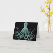 De blauwe Kaart van de Nota van de Octopus (Gele Bloem)
