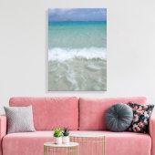 De blauwe lagune canvas afdruk (Insitu (Woonkamer))