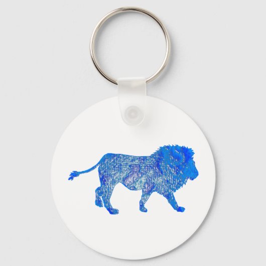 DE BLAUWE LION SLEUTELHANGER (Voorkant)