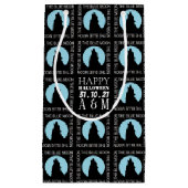 De blauwe maan, halloween Party Small Gift Bag Klein Cadeauzakje (Voorkant)