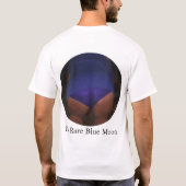 De blauwe maan t-shirt (Achterkant)