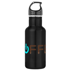 (De Blauwe) Macht van de koffie Waterfles