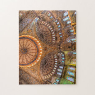 De blauwe moskee Istanbul Legpuzzel