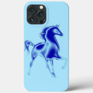 De blauwe paard - Tekening iPhone 13 Pro Max Hoesje