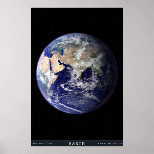 De blauwe planet poster (Voorkant)