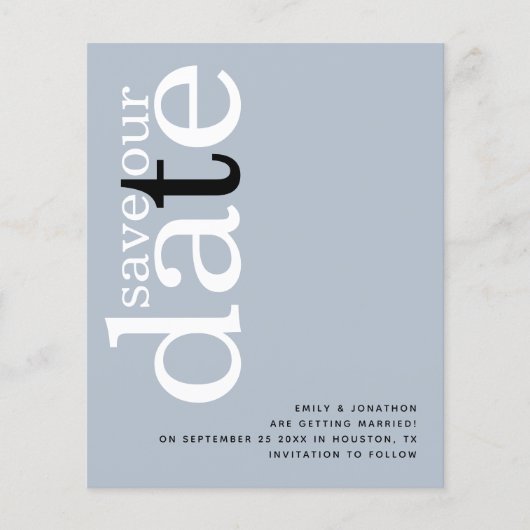 De Blauwe QR-codetekst van het budget slaat de dat (Voorkant)