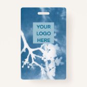 De blauwe steward - naamplaatje badge (Achterkant)